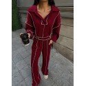 195285 BORDO TRACKSUIT Chenille