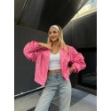 195408 PINK COAT Bomber jacket