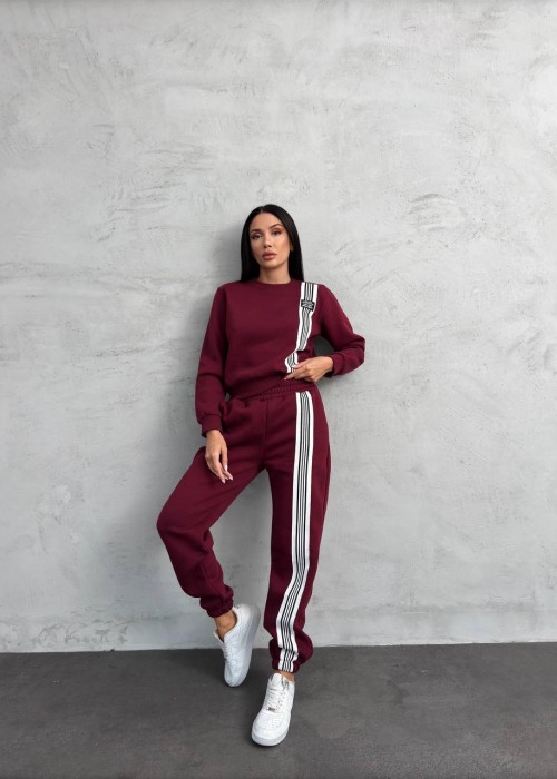 195597 BORDO TRACKSUIT