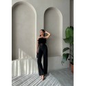 195728 BLACK COCKTAİL DRESS OVERALLS