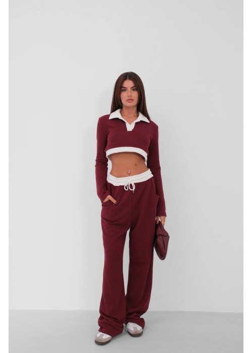 195764 BORDO TRACKSUIT