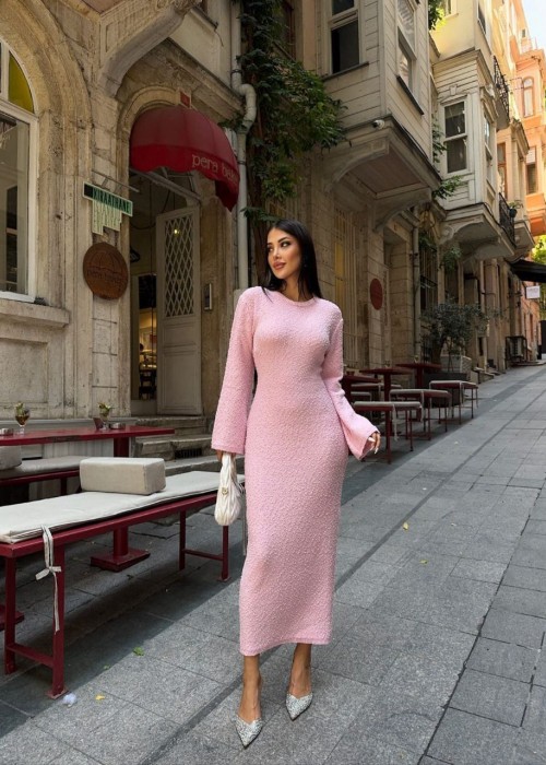 196054 PINK DRESS KNITWEAR