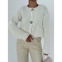 196085 Ecru color CARDIGAN KNITWEAR