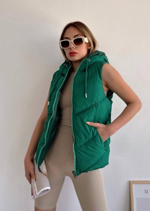 196335 GREEN COAT VEST