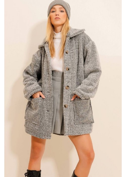 196367 GREY COAT