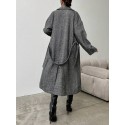 196388 GREY COAT Welsoft fabric