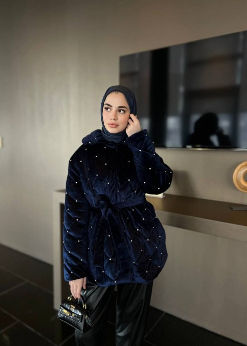 196405 NAVY BLUE HIJAB MONT