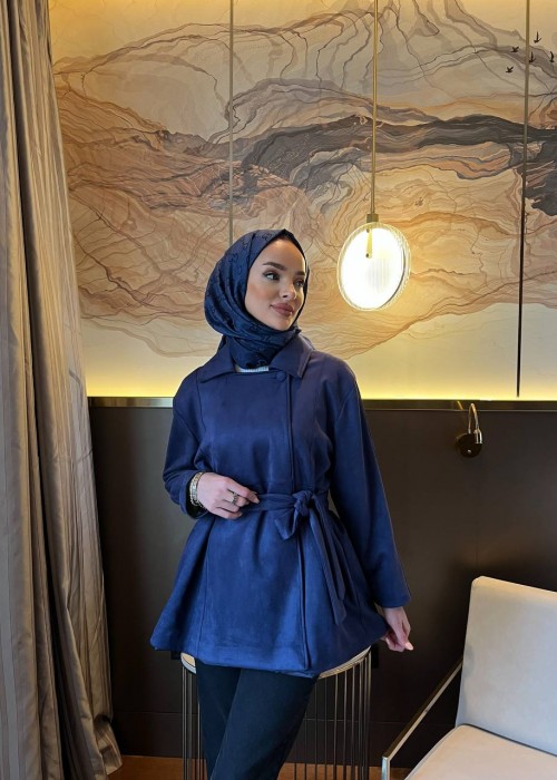 196413 NAVY BLUE HIJAB MONT