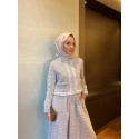 196555 GREY HIJAB TESETTÜR TAKIM