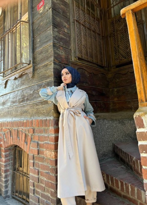 196627 CREAM HIJAB MONT