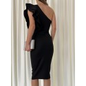 196853 BLACK DRESS SCUBA FABRIC