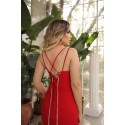 197079 RED COCKTAİL DRESS