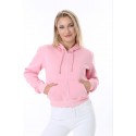 197231 PEMBE SWEAT ŞARDONLU KUMAŞ