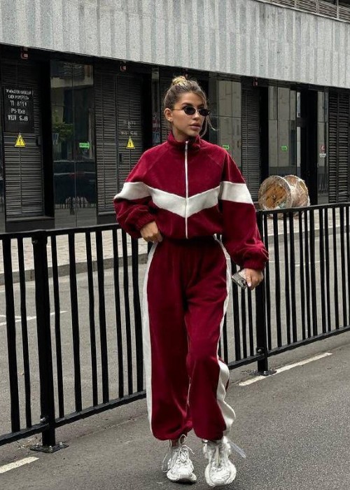 198750 BORDO TRACKSUIT VELVET