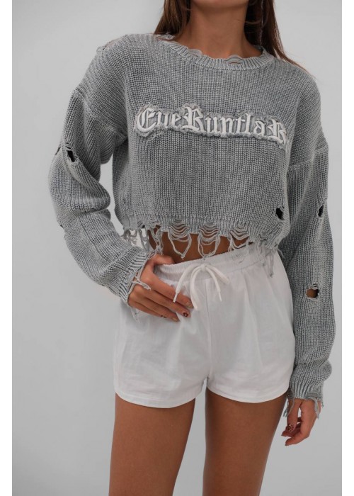 199253 GREY SWEATER KNITWEAR