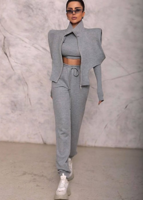 199278 GREY TRACKSUIT 3 YARN