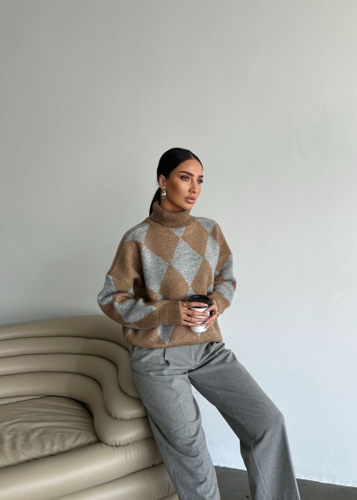 200084 GREY SWEATER KNITWEAR